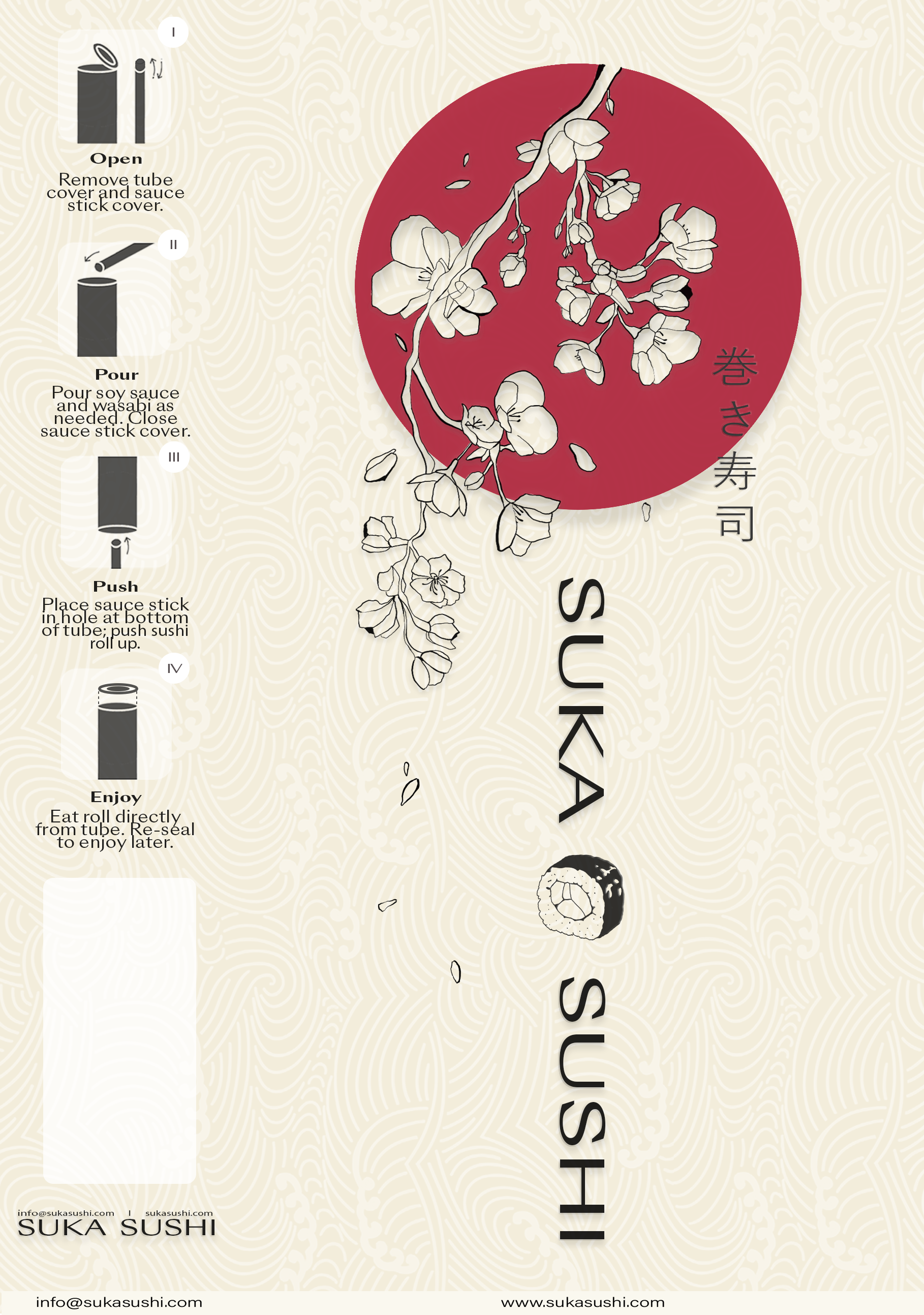 Mats de Boer Graphic Design Suka Sushi Viral